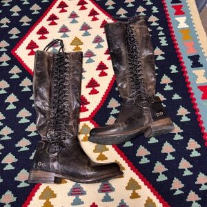 Elegant Lace-Up Over the Knee Boots